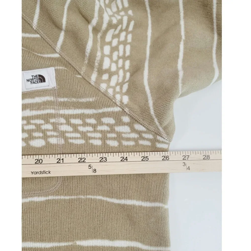 The North Face Gordon Lyons ¼-Zip in Kipling Tan Stripe, sz XXL